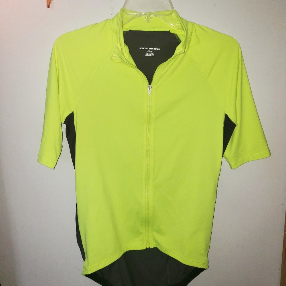 Amazon Essentials Women's Short-Sleeve Cycling Jersey   S